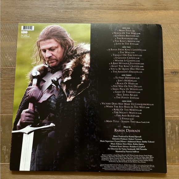 Game of Thrones Season 1 Soundtrack Vinyl Record Double LP - Picture 2 of 5